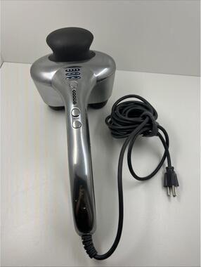 Brookstone MAX Percussion Massager BST-007 5 Speed 3 Program with Case TESTED